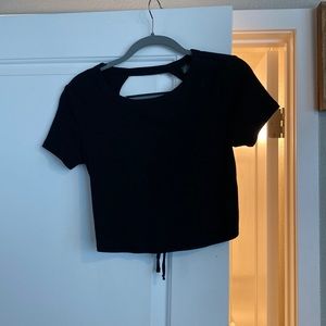 Wild Fable criss cross back crop top